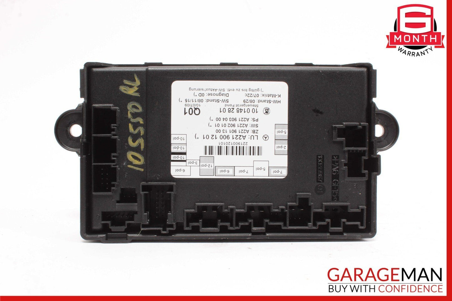 07-13 Mercedes W221 S550 S400 Rear Right or Left Side Door Control Module OEM