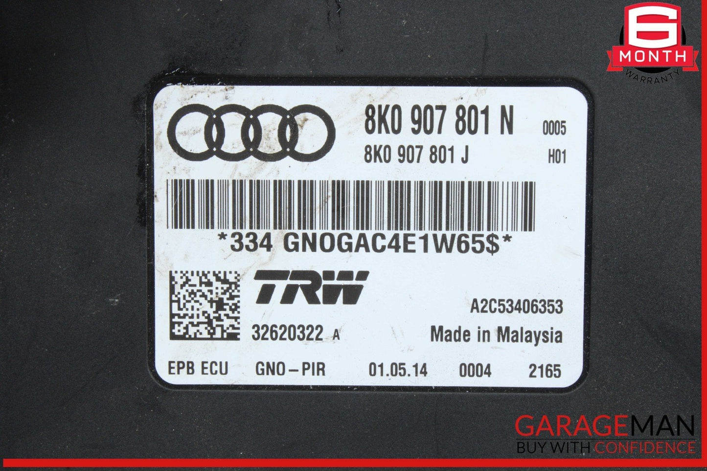13-17 Audi SQ5 A5 S4 Q5 Parking Brake Control Module Unit 8K0907801N OEM