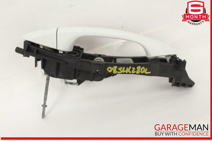 05-11 Mercedes R171 SLK280 SLK250 Front Left Side Exterior Door Handle White OEM