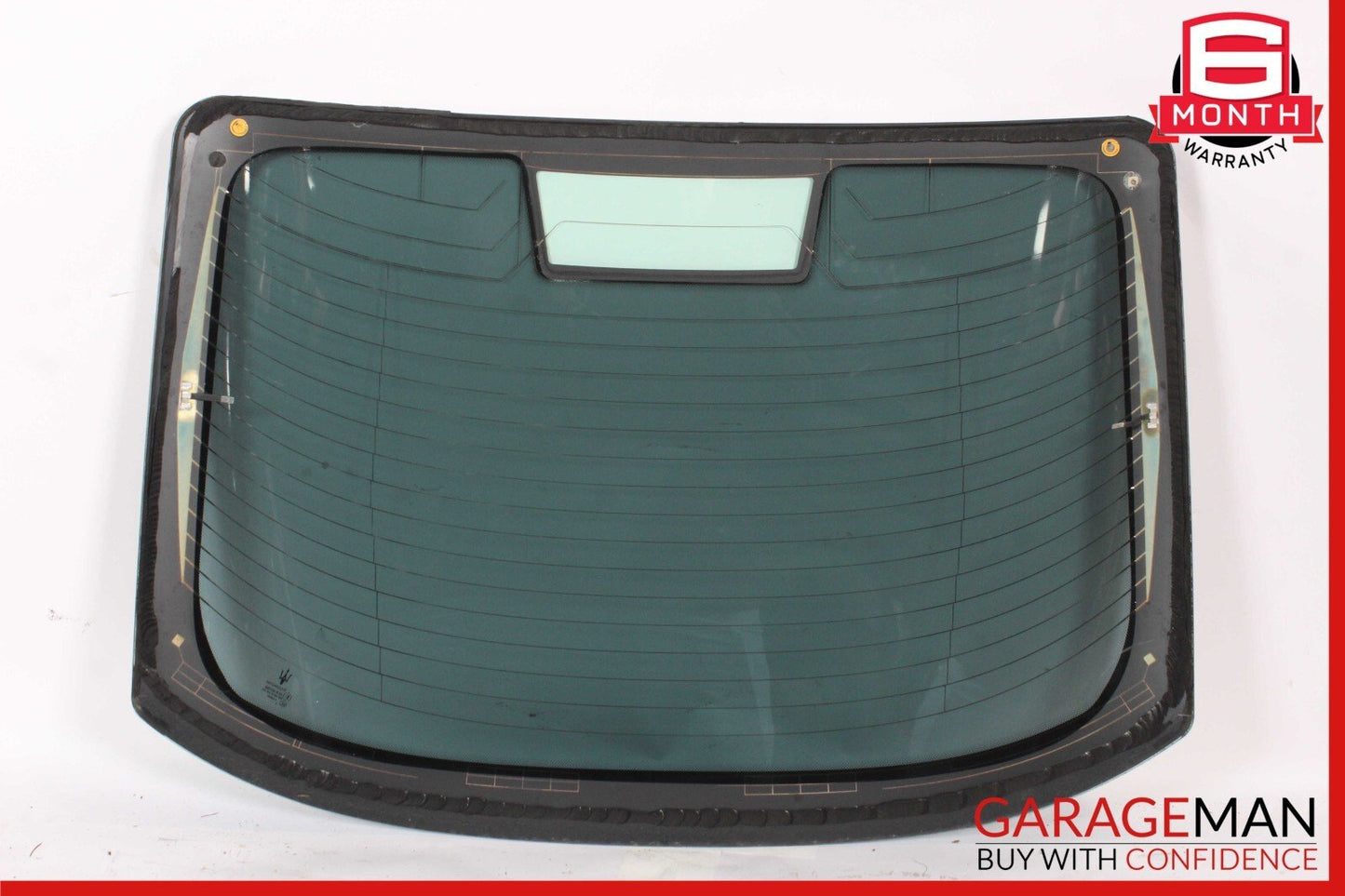 08-18 Maserati GranTurismo M145 Rear Windshield Wind Shield Back Glass Black OEM