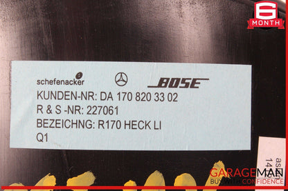 97-04 Mercedes R170 SLK230 Rear Left Driver Side Window Shelf Dash Speaker OEM
