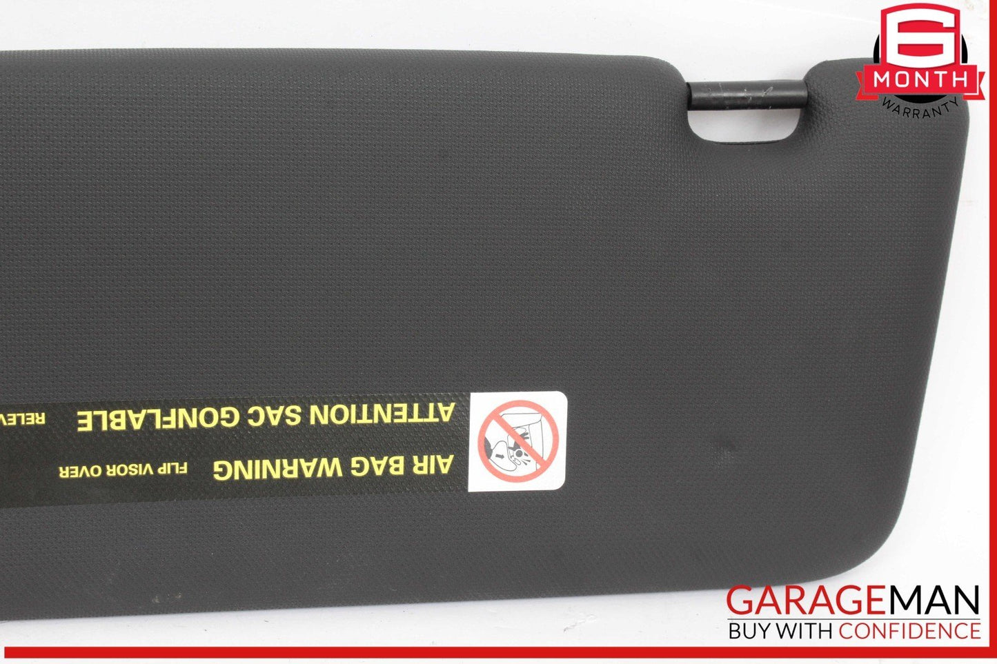 14-17 Audi SQ5 Front Right Passenger Side Sun Visor Sunvisor Black 8K0857552 OEM