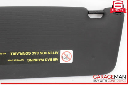 14-17 Audi SQ5 Front Right Passenger Side Sun Visor Sunvisor Black 8K0857552 OEM