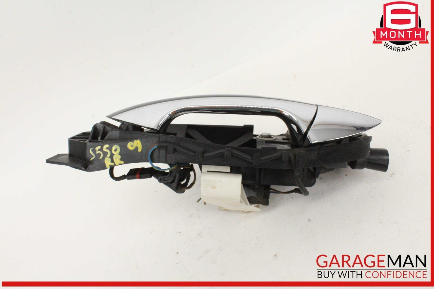 07-13 Mercedes W221 S550 Rear Right Passenger Side Exterior Door Handle Gray OEM