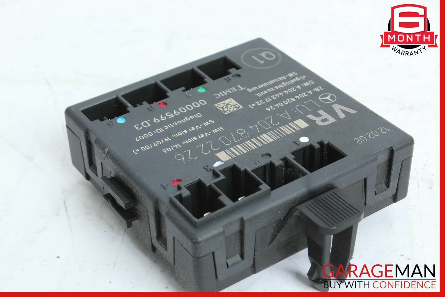 08-18 Mercedes W204 C300 C250 E400 Front Right Side Door Control Module OEM