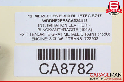 10-17 Mercedes W212 E350 C300 Sirius Satellite Radio Receiver Module Unit OEM