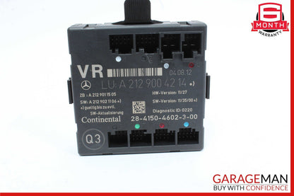 08-18 Mercedes W204 C250 C300 SLK250 Front Right Side Door Control Module Unit
