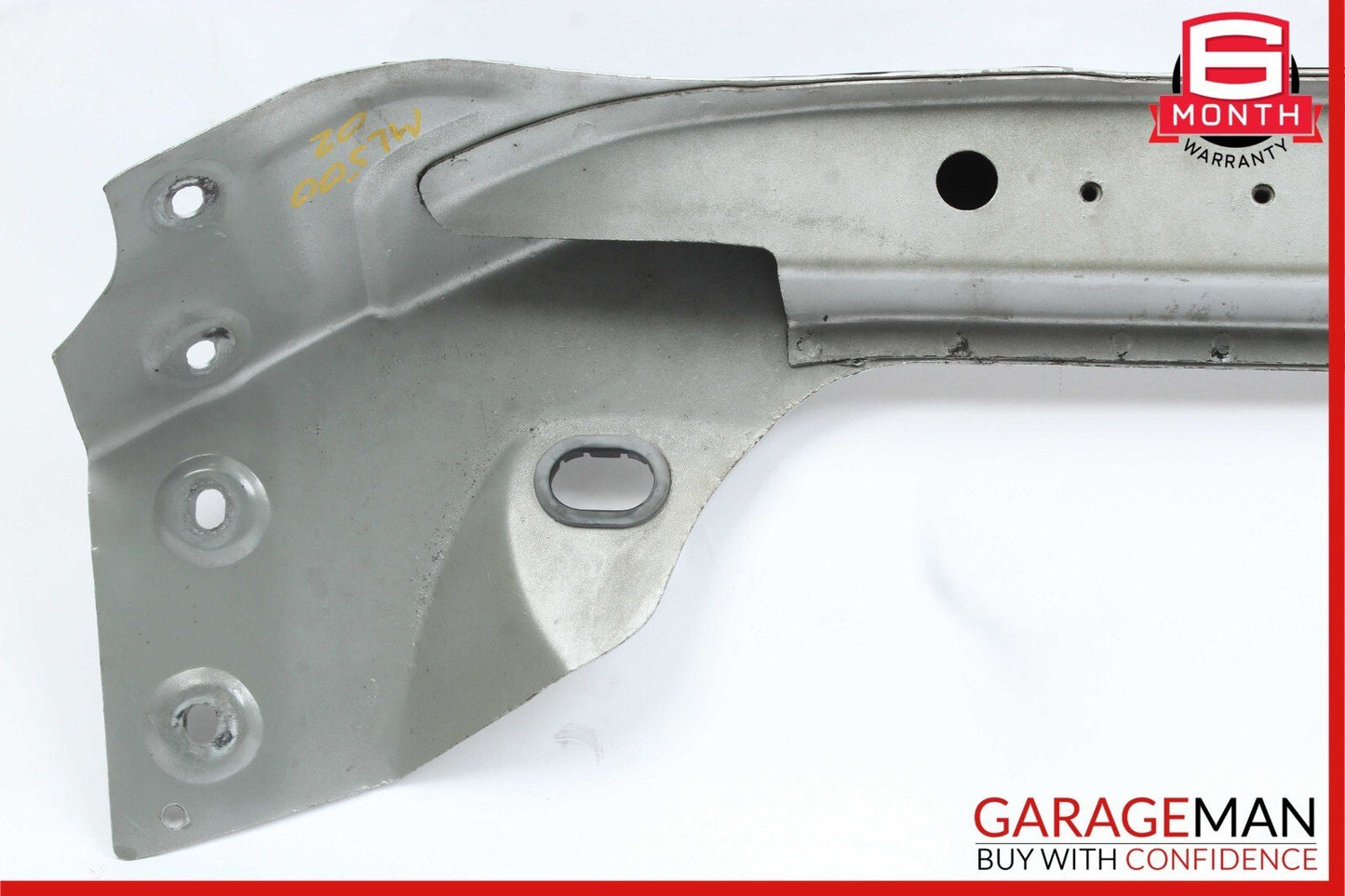 98-05 Mercedes W163 ML500 Front Upper Radiator Core Support Bracket Panel Silver
