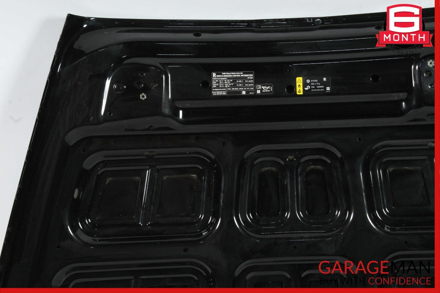 19-22 Rolls Royce Cullinan Front Hood Bonnet Lid Cover Panel Black OEM