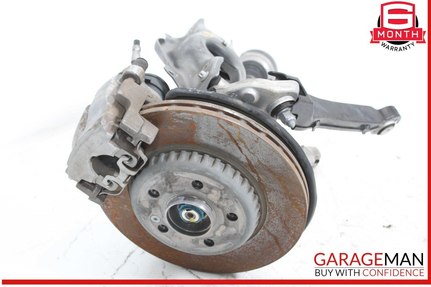 15-20 Mercedes W205 C300 Rear Left Spindle Knuckle Hub Shaft Rotor Disc Assy