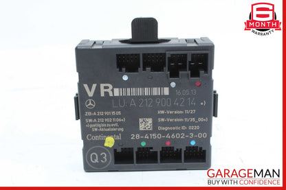 08-18 Mercedes W204 C250 E350 Front Right Side Door Control Module OEM