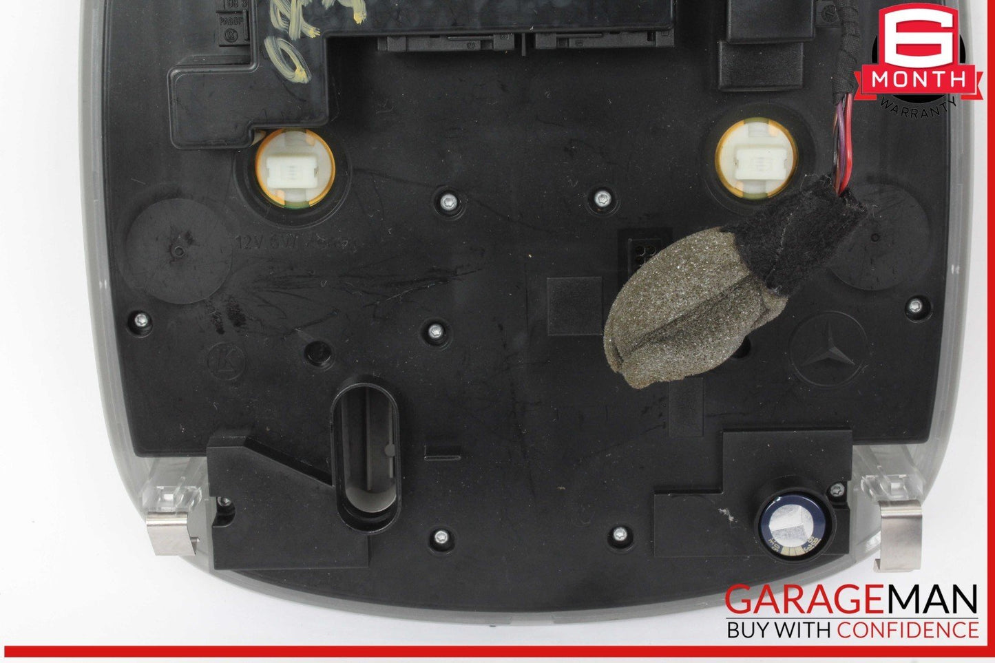 06-13 Mercedes W164 ML350 Front Overhead Dome Light Lamp Gray 2518200610 OEM