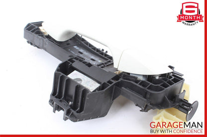 10-13 Mercedes W212 E350 E550 Rear Left Exterior Door Handle Assembly White OEM