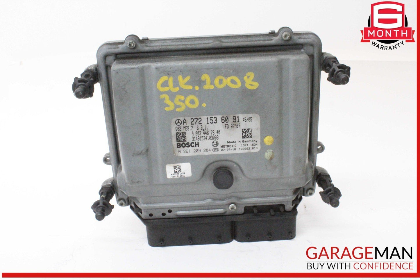 05-12 Mercedes W209 CLK350 E350 SLK300 ECU Engine Control Module Flashed OEM