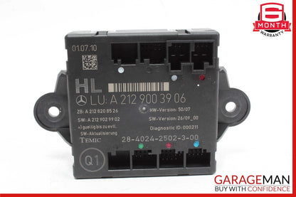 08-18 Mercedes W212 E350 C350 CLS550 Rear Left Side Door Control Module OEM