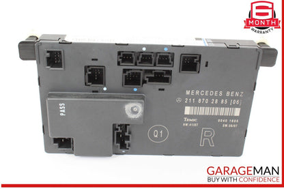 03-09 Mercedes W211 E550 E500 Front Right Passenger Door Control Module OEM