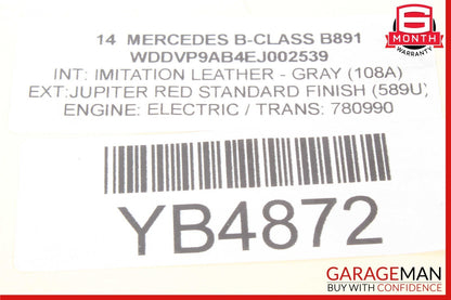 12-17 Mercedes B-Class W242 W246 Cooling System Pump Motor Inverter Coolant OEM