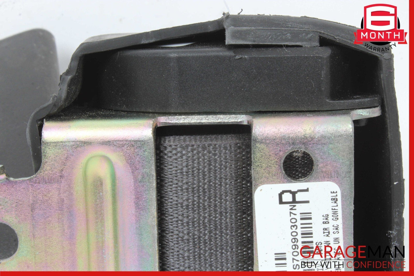 04-08 Cadillac XLR Right Side Seatbelt Seat Belt Retractor Black 19149856 OEM