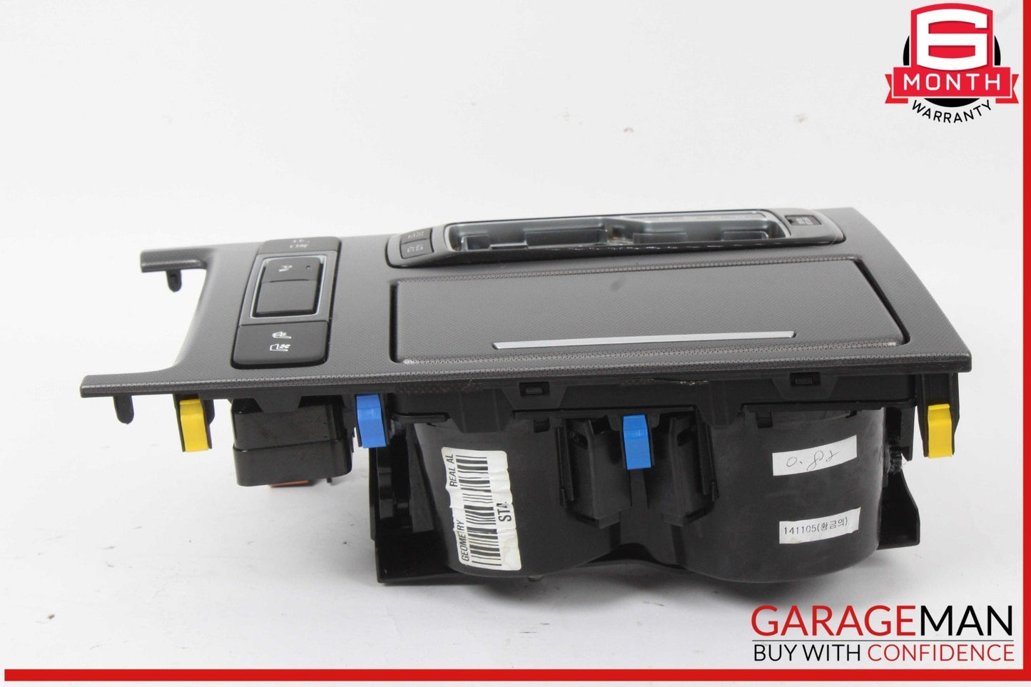 15-20 Hyundai Genesis G80 Front Center Console Gear Shifter Trim Bezel Cupholder