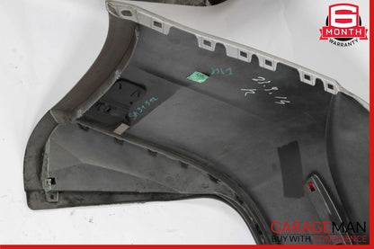 14-17 Maserati Ghibli M157 Rear Bumper Cover Panel Silver OEM
