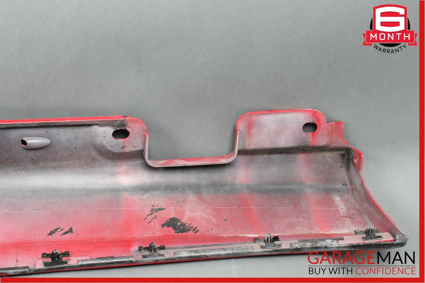 02-05 Mercedes W203 C230 Coupe Left Driver Side Rocker Skirt Molding Panel Red