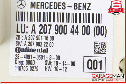 10-17 Mercedes W207 E350 E550 Coupe Rear Window Regulator Control Module OEM
