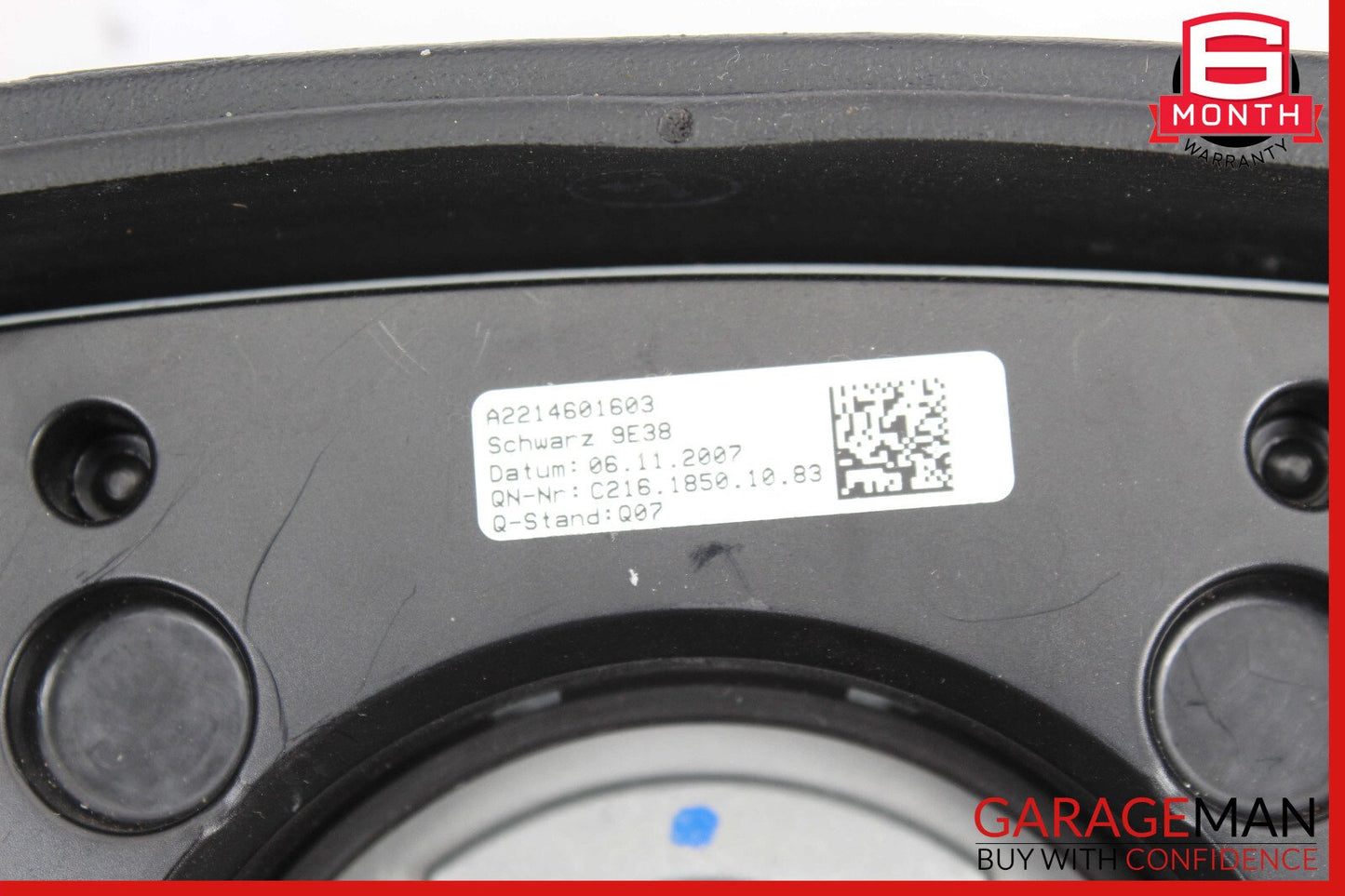 07-09 Mercedes W216 CL550 S550 4 Spoke Steering Wheel OEM