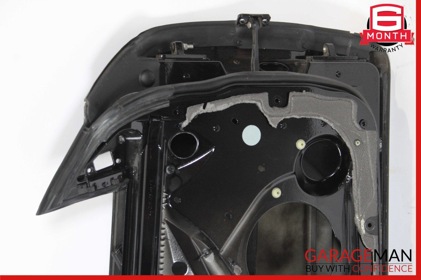 03-12 Mercedes R230 SL550 Front Left Side Exterior Door Shell Frame Panel Black