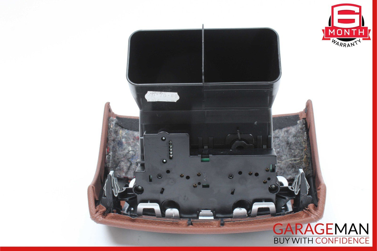 07-14 Mercedes W216 CL550 Rear Center Console AC A/C Air Vent Trim Cover Red