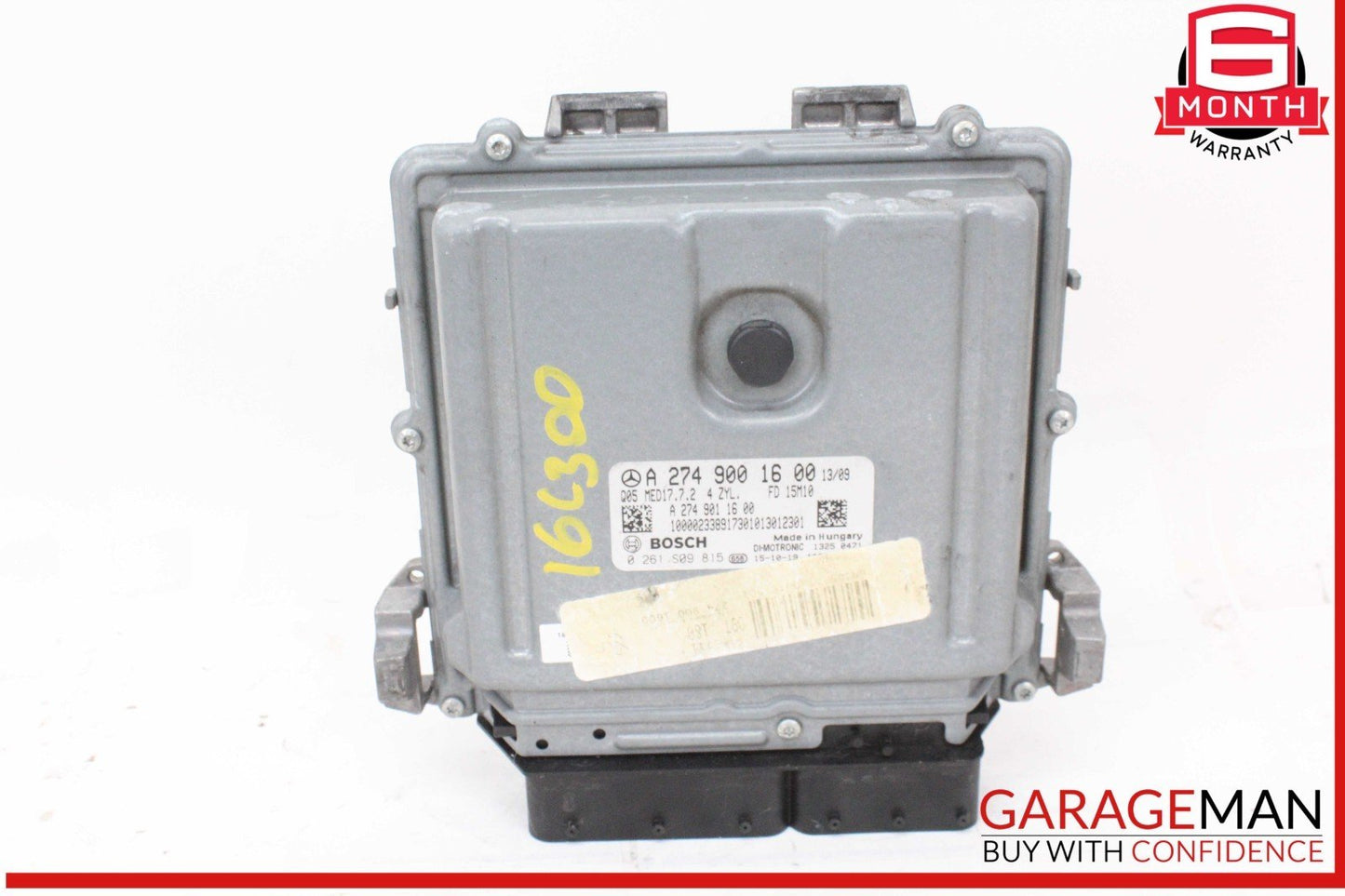 15-20 Mercedes W205 C300 ECU ECM Engine Computer Control Module Unit 2749001600