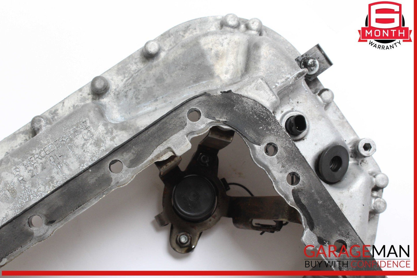 06-13 Mercedes W164 ML350 Engine Upper Oil Sump Baffle Pan 2720141602 OEM