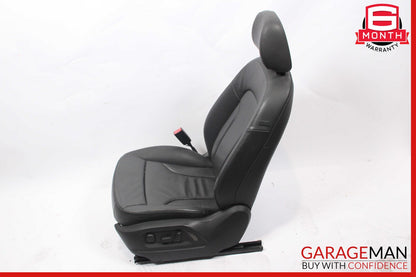 09-17 Audi Q5 Front Left Complete Seat Cushion Assembly Black OEM