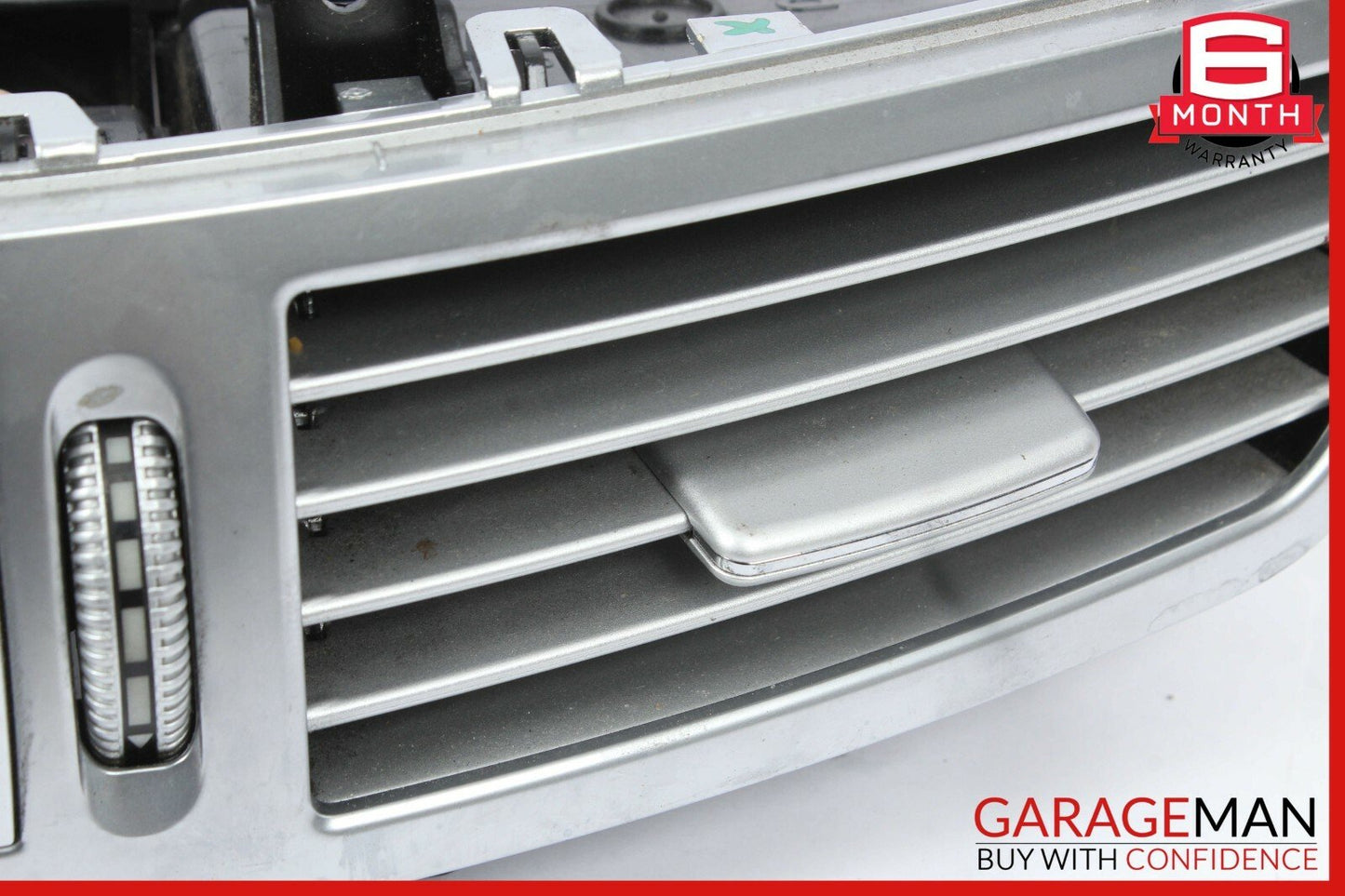 07-13 Mercedes W221 S450 S550 Dashboard Center Dash A/C Air Vent Trim Clock OEM