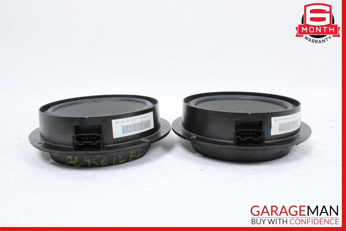 06-13 Mercedes X164 GL450 ML350 Left & Right Door Sound Audio Speakers Set of 2