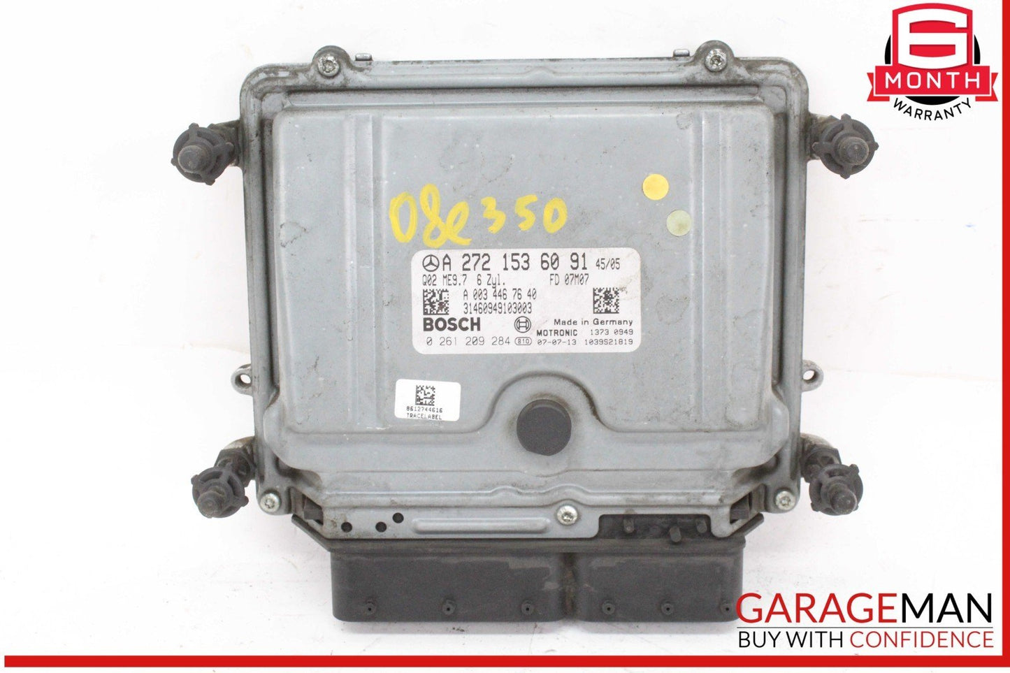 05-12 Mercedes W211 E350 CLK350 SLK300 ECU Engine Control Module Flashed OEM