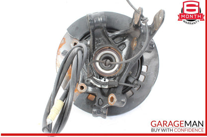 03-10 Porsche Cayenne 955 957 Rear Left Spindle Knuckle Wheel Hub w/ Rotor Disc