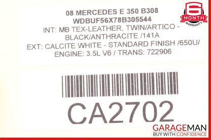 03-09 Mercedes W211 E350 E550 E63 AMG Rear Left Driver Door Controller Module
