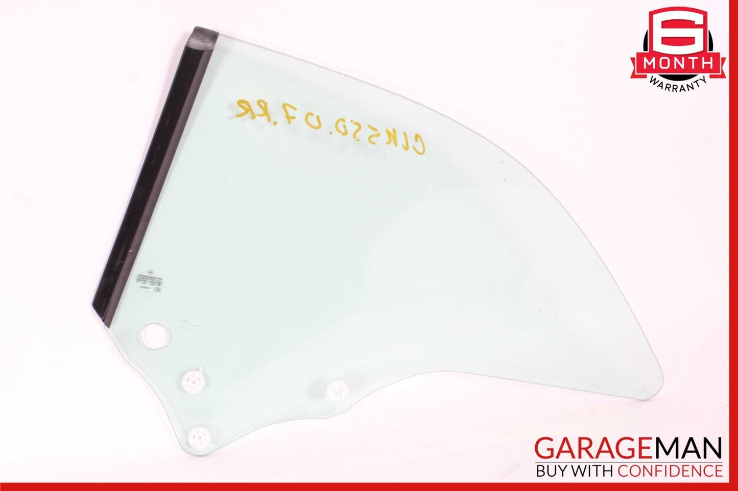03-09 Mercedes W209 CLK550 CLK63 AMG Rear Right Side Door Window Glass OEM