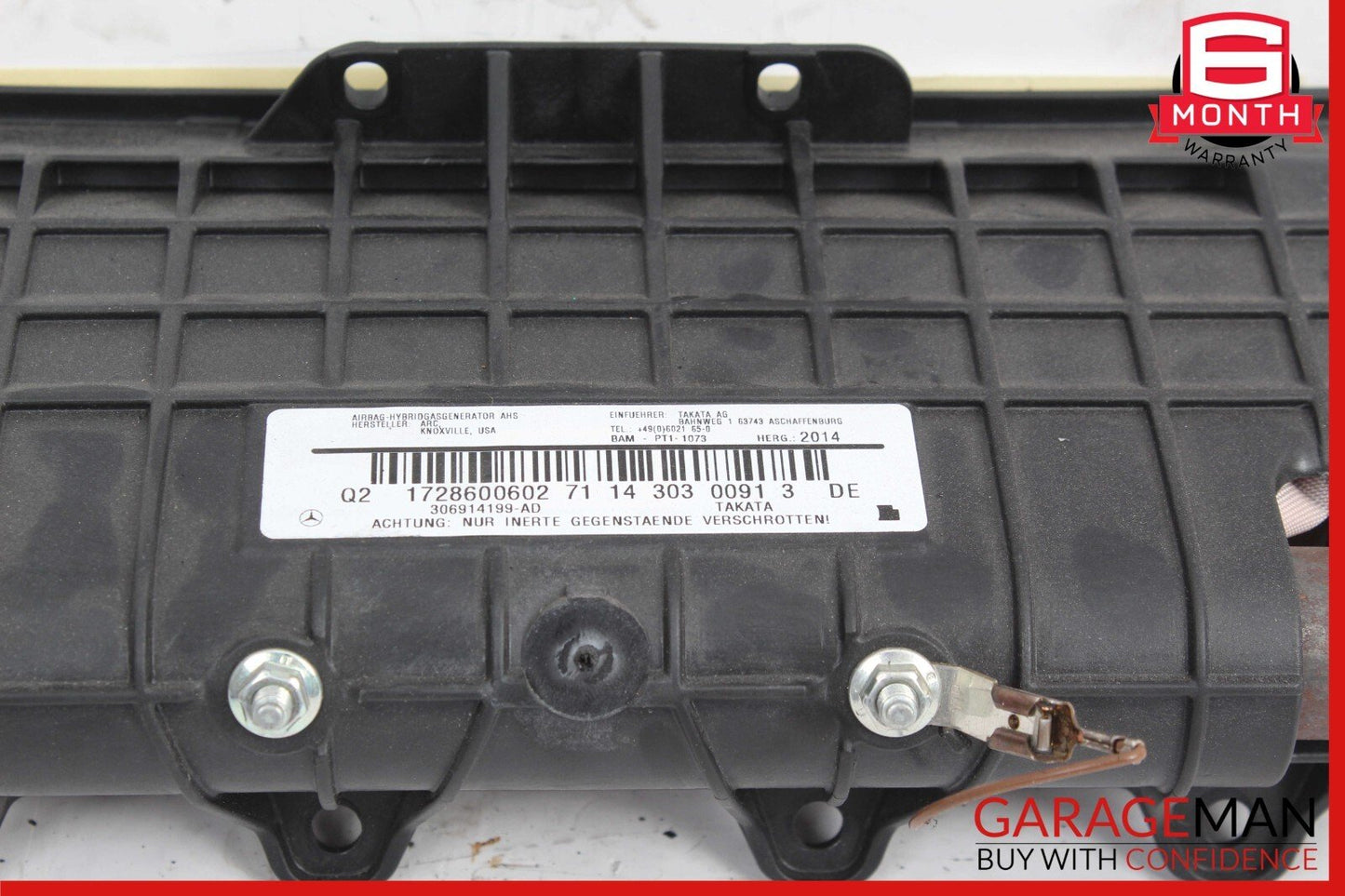 12-20 Mercede R172 SLK250 SLC43 Glove Box Passenger Knee Airbag Air Bag OEM