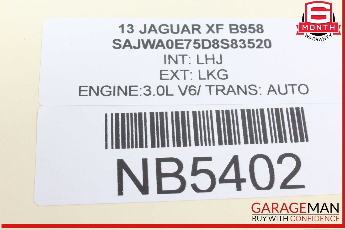 12-15 Jaguar XF XFR X250 Parking Aid Control Module Unit BW8315K866BC OEM