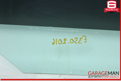 10-16 Mercedes W212 E350 E400 E550 Front Left Driver Side Door Window Glass OEM