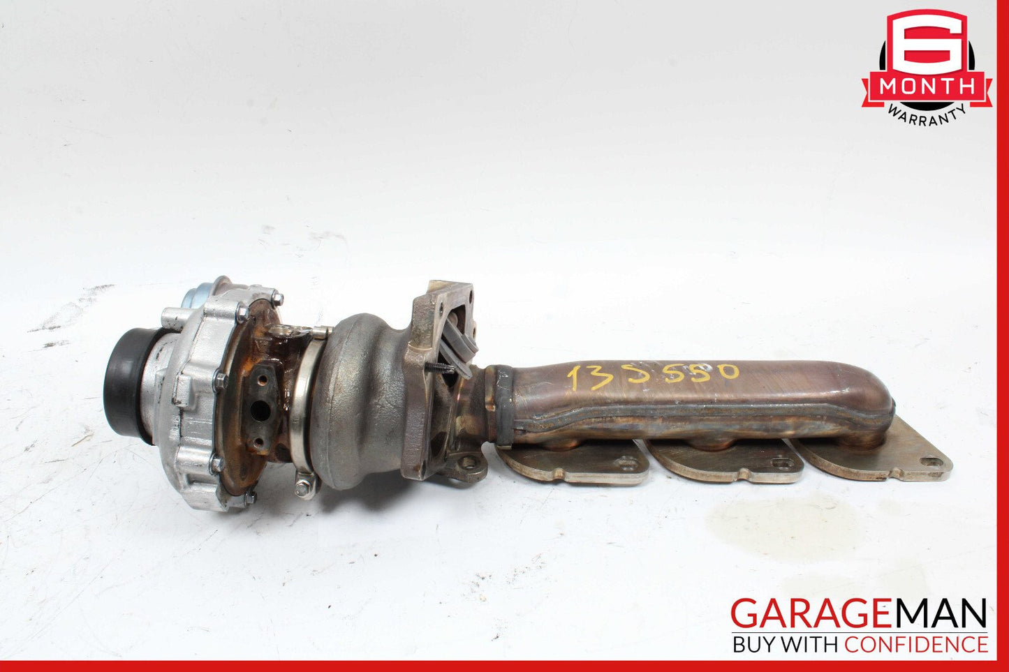 11-14 Mercedes W221 S550 Left Turbocharger Turbo Charger Manifold OEM