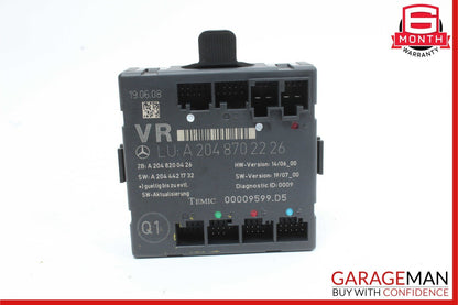 08-18 Mercedes W204 C300 C250 E400 Front Right Side Door Control Module OEM