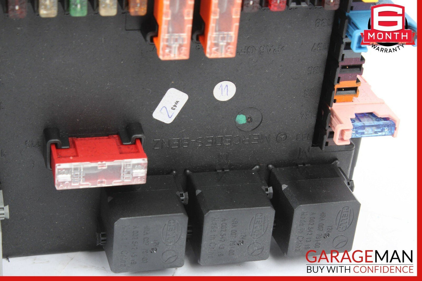 07-13 Mercedes W221 S400 S550 Rear Sam Fuse Box Relay Control OEM