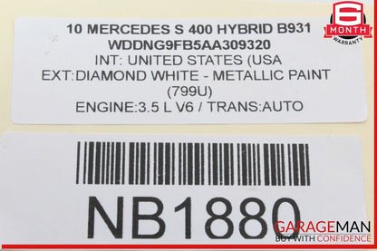 07-13 Mercedes W221 S400 Hybrid Front Right Under Seat Control Module OEM
