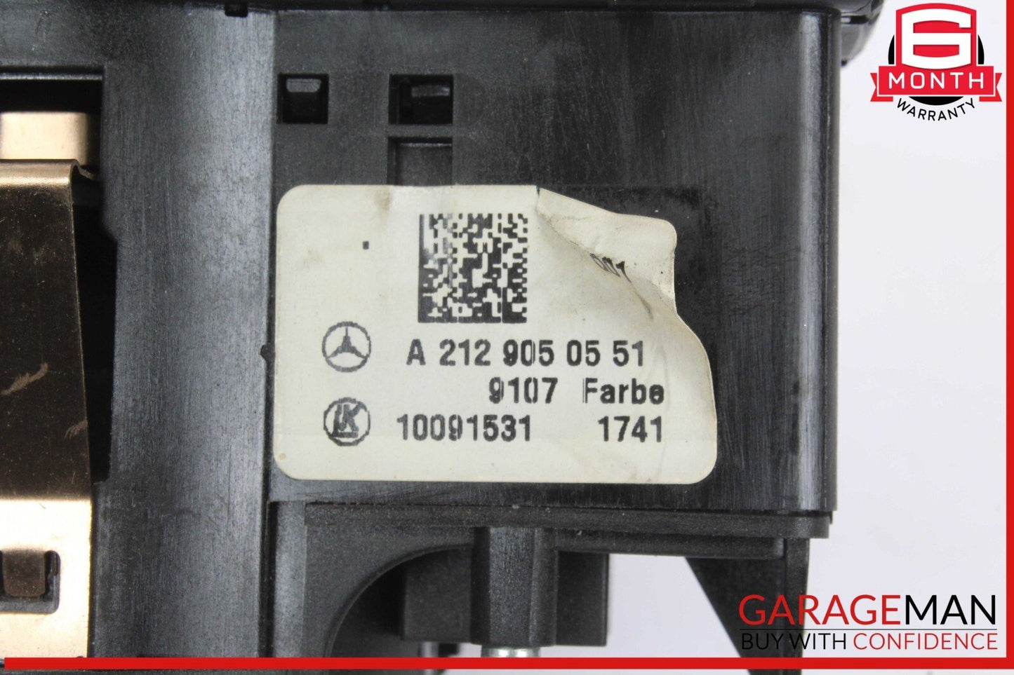 08-20 Mercedes W212 E350 Bluetec Headlight Fog Light Switch Control Module OEM