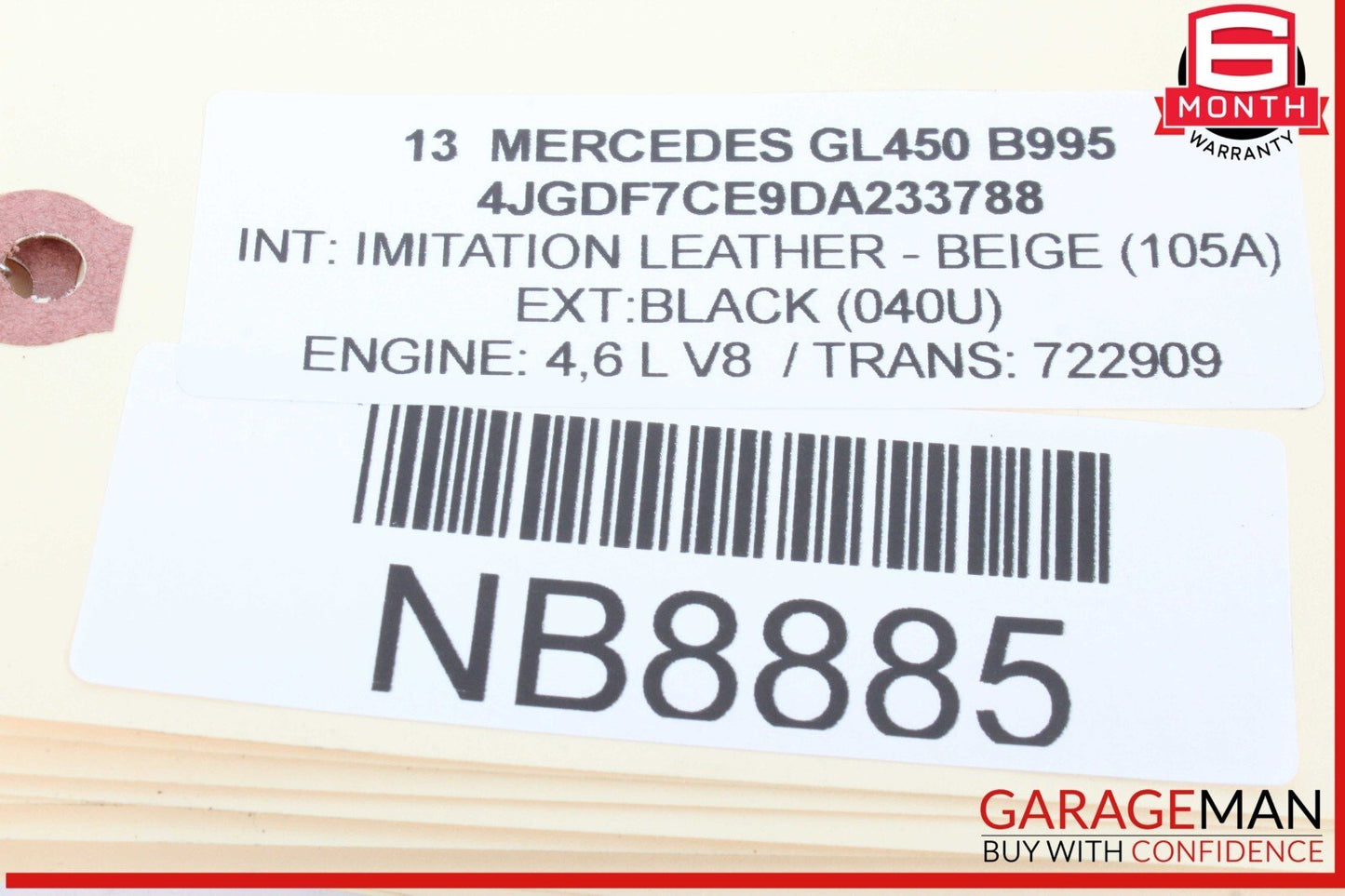 08-20 Mercedes X166 GL450 E350 Headlight Fog Light Switch Control Module OEM