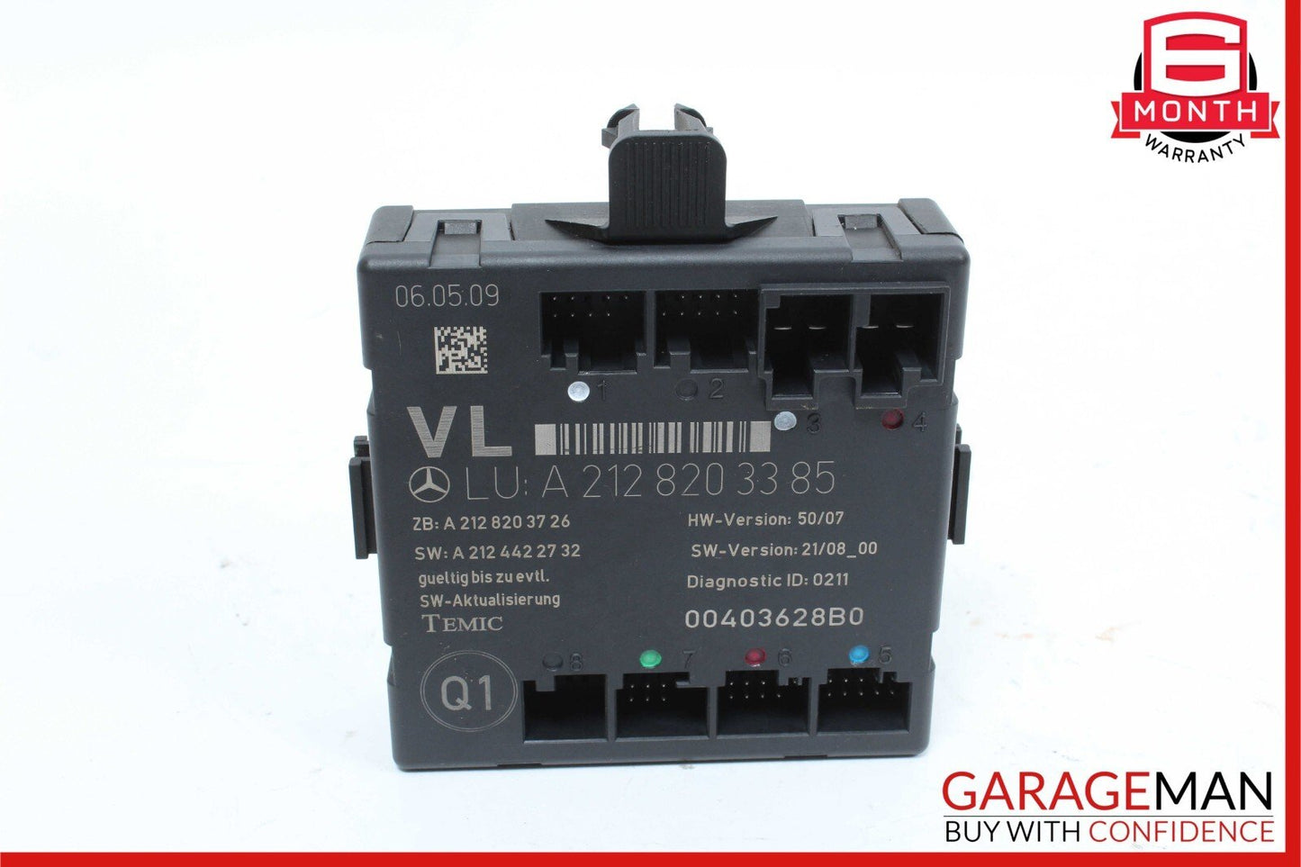 08-18 Mercedes W212 E350 E400 SLK350 Front Left Side Door Control Module OEM