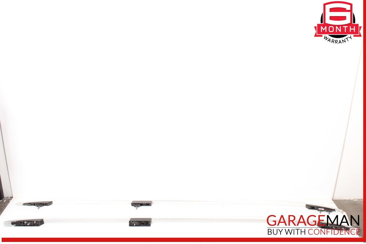 13-19 Mercedes X166 GL450 GLS550 Baggage Luggage Roof Rack Rail Set of 2 Pc OEM