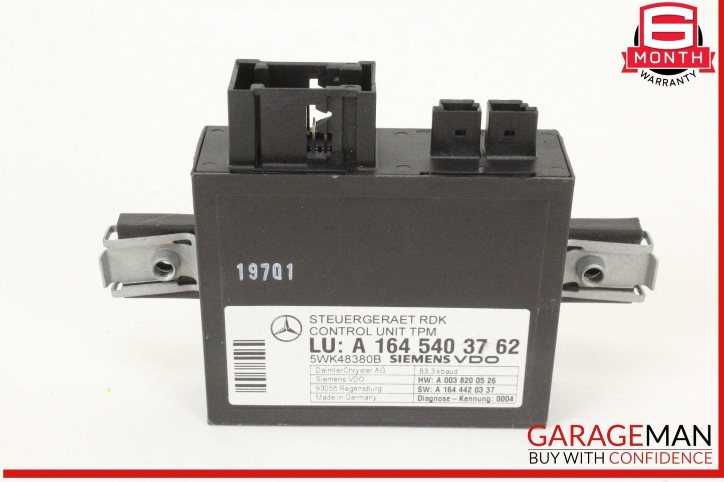 06-13 Mercedes W211 E320 ML350 R350 TPMS Tire Pressure Control 1645403762 OEM
